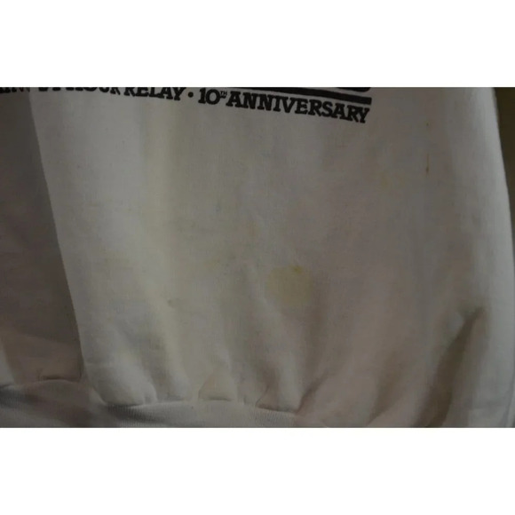 Sweathogs Labatt's 1989 24 Hr Relay 10th Ann Sweatshirt Vtg  Running Pig Graphic - Picture 3 of 13